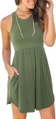Miniatura 4 de HiMONE Vestidos de Vacaciones para Mujeres 2025 Vestido de Verano Vestidos Casuales de Verano para Mujeres Vestidos Casuales de Playa Petite