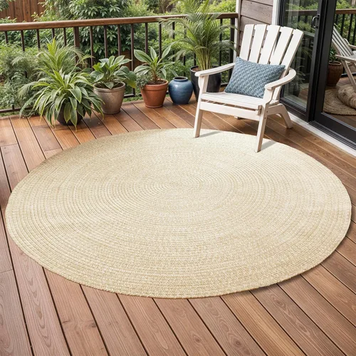 Miniatura 28 de Superior Alfombra de área grande para interiores y exteriores, reversible, trenzada, decoración del piso del hogar para sala de estar, cocina
