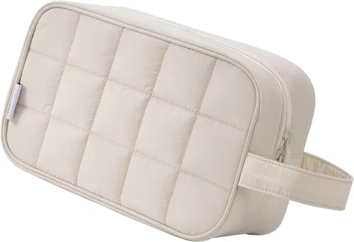 Miniatura 12 de Narwey Neceser de viaje para mujer, kit de viaje Dopp para hombre, bolsa de viaje para artículos de tocador, bolsa de cosméticos, bolsa de A-Negro