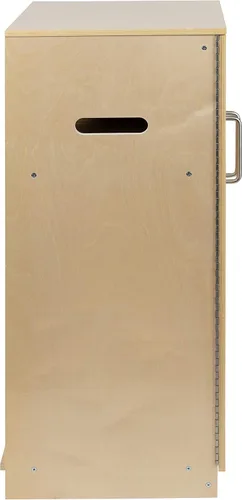 Miniatura 10 de Flash Furniture Hercules - Refrigerador de cocina de madera para niños para uso comercial o doméstico, seguro, diseño apto para niños, natural
