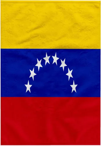 3D Rose Bandera Venezuela TWL_31606_1 Toalla, 15" x 22"