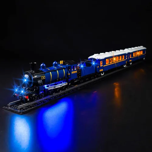 Kit de luz LED mejorado compatible con Lego The Orient Express Train Building Toy Set, compatible con Lego 21344, el mejor regalo para adultos