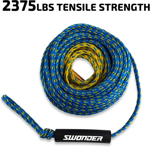 Miniatura 5 de Swonder Cuerdas de remolque de 2 secciones para tubería, 1-4 cuerdas de 60 pies para tubos remolcables
