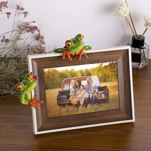 Miniatura 8 de JUXYES Juego de 2 figuras creativas de resina en 3D para decoración de monitor de computadora, figuras coleccionables de animales personalizados