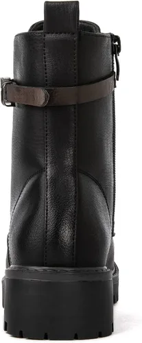 Miniatura 5 de GLOBALWIN Women's Combat Boots Lace Up Boots For Women Ankle Booties For Women Low Heel