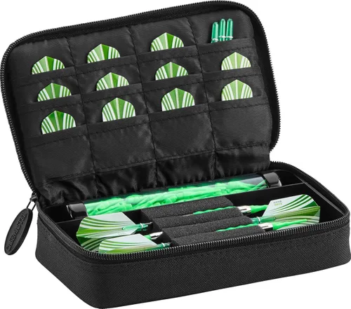 Miniatura 12 de Casemaster Plazma - Estuche para dardos de punta suave y de acero, tiene capacidad para 3 dardos y cuenta con tubo de almacenamiento integrado
