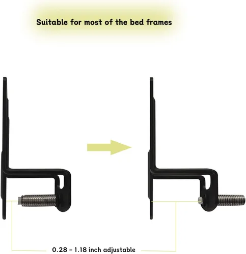 Miniatura 4 de Homdock Juntas de colchón antideslizantes para mantener el colchón en su lugar, juego de 6 agarradores de colchón, tapón/deflector antideslizante