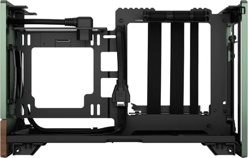Miniatura 16 de Fractal Design Terra Graphite - Panel frontal de madera de nogal - Factor de forma pequeño - Carcasa para juegos Mini ITX - Cable elevador PCIe 4.0