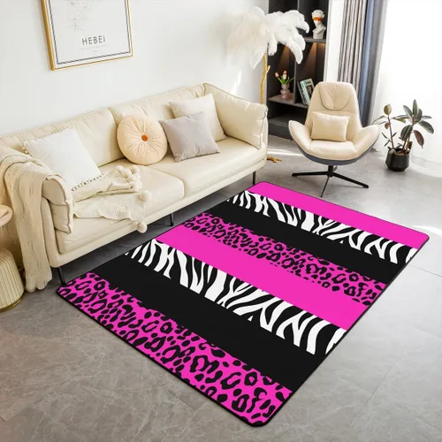 Miniatura 16 de jejeloiu Groovy Flower Area Rug 5x7 Polyester Retro Floral Boho Living Room Rugs 70S Hippie Groovy Flowers Bohemian Decor Carpet Psychedelic Floral