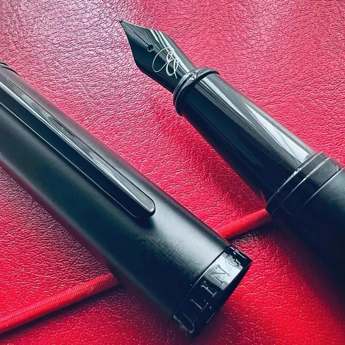 Miniatura 9 de Ellington Pens Juego de pluma estilográfica de lujo, punta fina y suave, incluye 3 cartuchos de tinta, convertidor de tinta recargable, caja de El