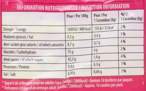 Miniatura 4 de Carambar Candy in A Bag 130g (0.3 oz), uno