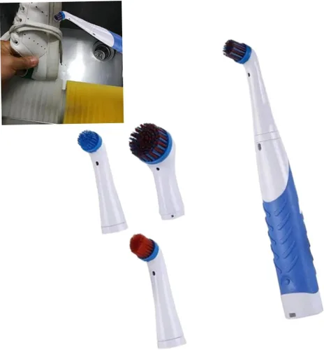 Miniatura 2 de Reveal Power Scrubber Cepillo de limpieza eléctrico con 4 cabezales de cepillo para bañera cocina azul..