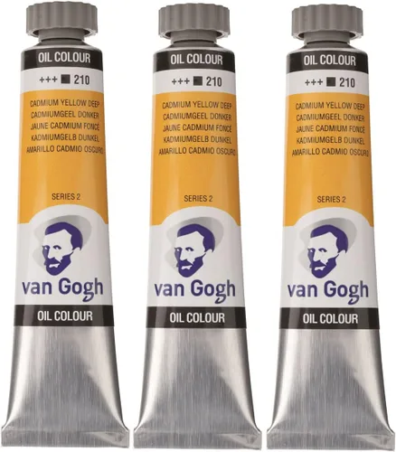 Tarens T0204-210-3 Van Gogh Cadmium Yellow Deep, 0.7 fl oz (0.7 fl oz)