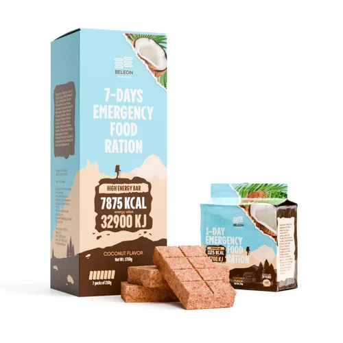 Miniatura 19 de Suministro de alimentos de emergencia - Ración de supervivencia de chocolate - 20 años de vida útil - 3 días