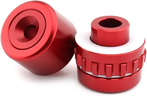 FSFY Cerradura del acelerador Control de crucero Abrazadera del acelerador Barra de extremo para BMW F800GT F650GS F900XR, rojo