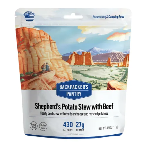 Backpacker's Pantry - Estofado de papa del pastor con carne de res - Comida liofilizada para mochileros y campistas - Comida de emergencia - 27