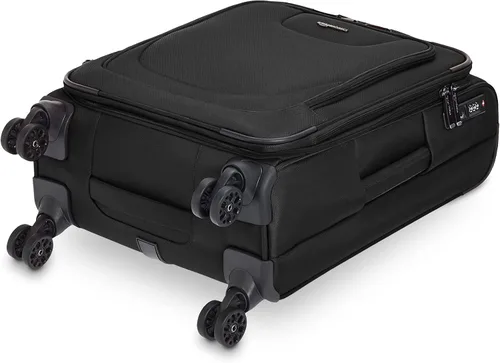 Miniatura 4 de Tienda Basics Premium - Maleta extensible con cierre TSA y ruedas, Negro), YMX06-2
