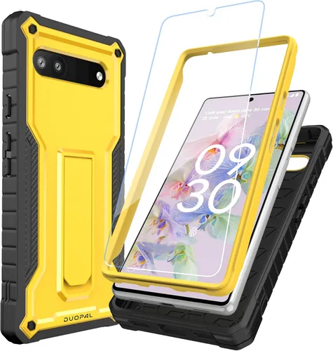 Miniatura 9 de Funda para Google Pixel 6a, protección de grado militar a prueba de golpes con soporte compatible con Google 6a Phone 6.1 pulgadas, color beige