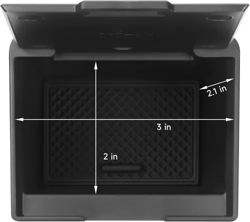 Miniatura 7 de Organizador de Monedas para Consola Central Compatible con Toyota 2016-2020 2021 2022 2023 Tacoma, Accesorios ABS, Portavasos, Caja de Almacenamiento