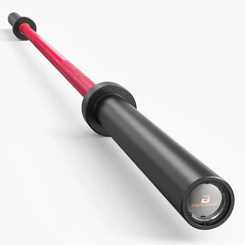 Miniatura 21 de PAPABABE 7FT Olympic Barbell 45 lb Barbell 2 INCH 1000lbs/1500lbs Capacity Olympic Bar with Moderate Knurling For Squats Curls Deadlifts