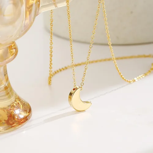Miniatura 5 de Collner Collar con colgante de corazón de oro de 14 quilates para mujer, delicado collar de estrella, gargantilla de mal de ojo, collar bohemio