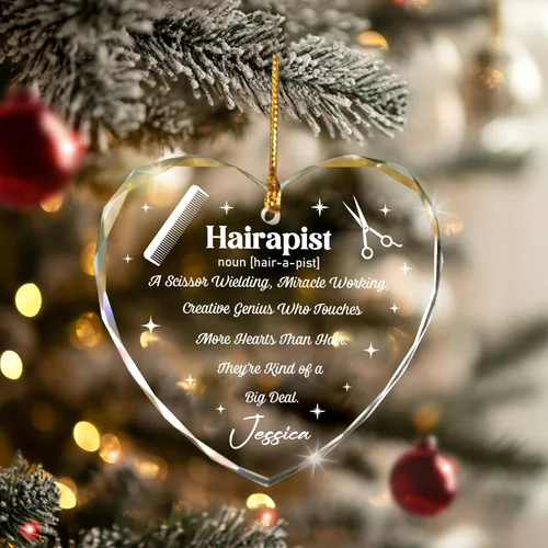 Miniatura 34 de Adorno de cristal con foto personalizada 2026 – Adorno de Navidad familiar personalizado, nombre personalizado, foto, fecha, recuerdo del día