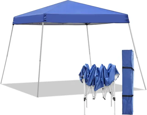 GDY Toldo para exteriores de 10 x 10 pies, carpa desplegable portátil, toldo plegable instantáneo, toldo impermeable para patio, toldo impermeable