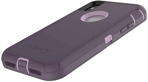 Miniatura 5 de OtterBox Defender Series Funda para iPhone Xs Morado nebulosa (orquídea ncantadora/púrpura de noche)
