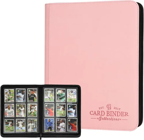 Miniatura 14 de Carpeta para Tarjetas Coleccionables, Carpeta Álbum de Colección de Tarjetas con 540 Bolsillos de Carga Lateral, Carpeta Álbum de 9 Bolsillos