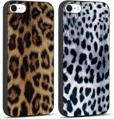 Miniatura 49 de Paquete de 2 Fundas de Teléfono Bonitas con Estampado de Guepardo para Apple iPhone 13 Pro Max de 6.7 Pulgadas, Fundas de Diseño