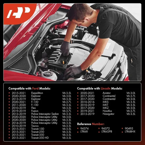 Miniatura 2 de A-Premium Bujías de Iridio Platino Compatibles con Ford F-150, Explorer, Fusion, Transit-150/250/350/350 HD, Taurus, Expedition, Flex, Police