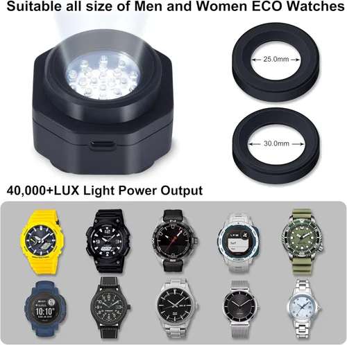 Miniatura 4 de Super Fast Solar reloj Charger(compatible with all kinds of solar watches) 1046 Gris-oscuro