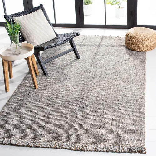 Miniatura 17 de SAFAVIEH Natural Fiber Collection - Alfombra decorativa de 2 x 3 pies, carbón y natural, yute tejido a mano, ideal para zonas de alto tráfico