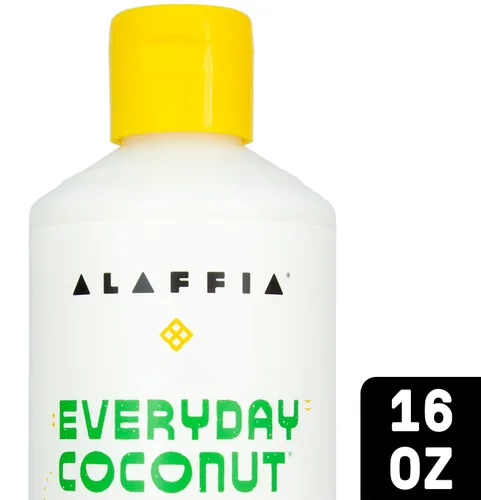 Miniatura 2 de Alaffia Acondicionador, EveryDay Coconut paquete de 2 – Acondicionador hidratante para el cabello Purely Coco, desenredante, control