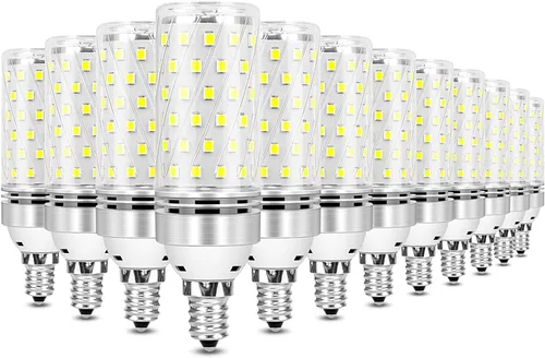 Miniatura 6 de inShareplus Bombillas LED E12, candelabro de 16 W, blanco cálido 3000 K, CRI80+, equivalente a 1500 lm 120 W, base E12, bombillas LED no regulables