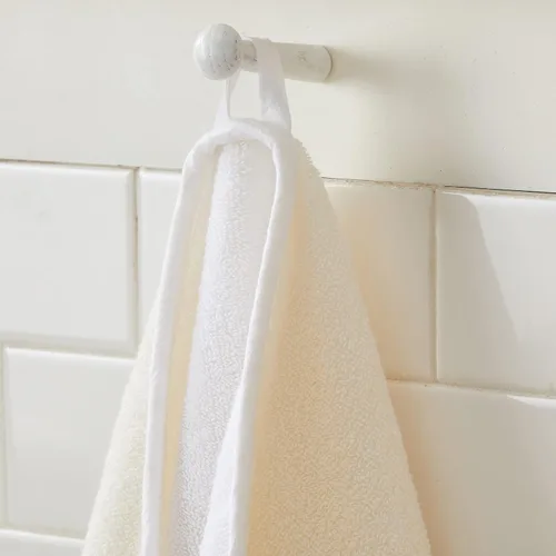 Miniatura 4 de Great Bay Home Toallas de baño reversibles de dos tonos 100% algodón, absorbentes de secado rápido, colección Vanessa