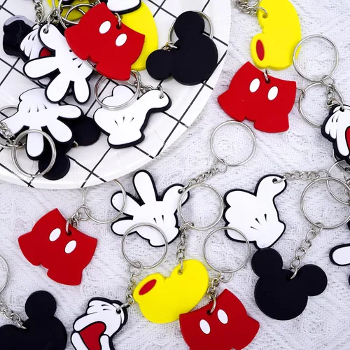 Miniatura 4 de 24 llaveros de ratón, lindo llavero de silicona de ratón para regalos de fiesta temática de ratón, suministros de fiesta de cumpleaños de ratón