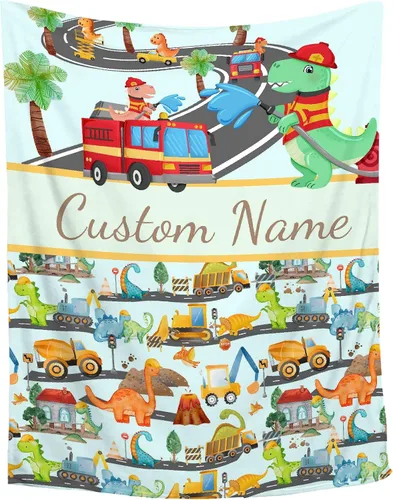Miniatura 16 de Manta de bebé personalizada de Sandilya para niñas y niños, manta de bebé personalizada con dinosaurio, manta envolvente para niños pequeños, bebés