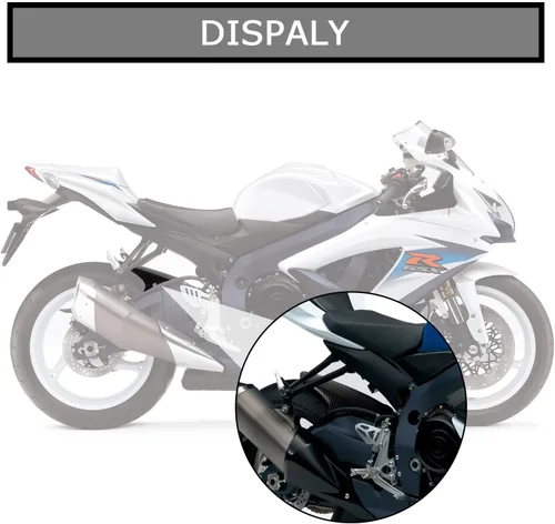 Miniatura 6 de Guardabarros para rueda trasera con abrazadera de neumático para GSXR600 750 K6 K8 2006-2010 de fibra de carbono pintada