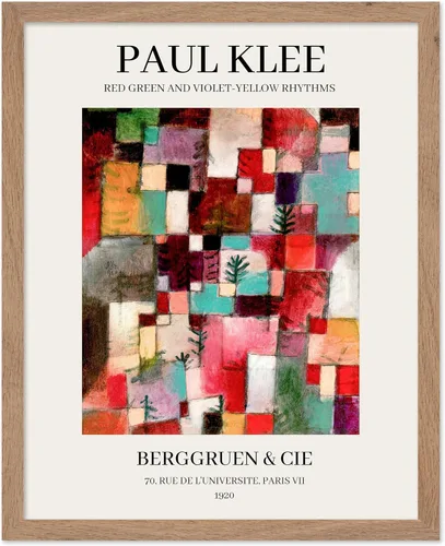 Miniatura 63 de Poster Master Póster vintage de Paul Klee – Impresión retro de cómicos – Arte de dibujo – Arte abstracto – Regalo para hombres y mujeres – Estilo-09