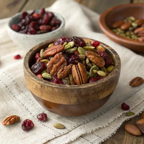 Miniatura 6 de Orchard Valley Harvest - Pecanas glaseadas para ensaladas, bolsas de 0.85 onzas (paquete de 15), con arándanos y pepitas, sin OMG, sin ingredientes