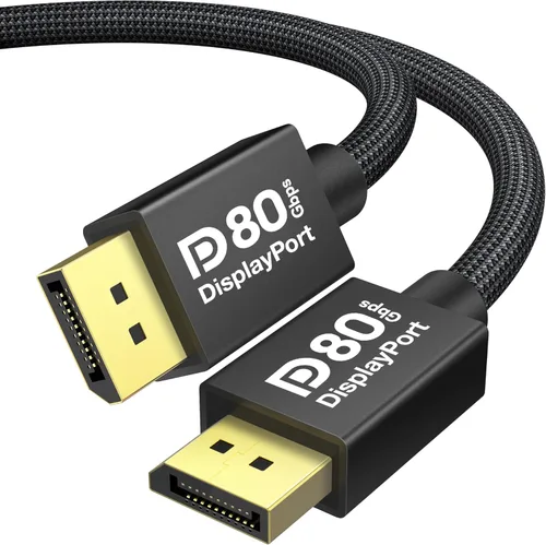 Miniatura 12 de IVANKY Cable DisplayPort 8K 1.4, cable DP certificado VESA de 6.6 pies (8K @60Hz, 4K @240Hz, 2K @240Hz) HBR3 compatible con 32.4 Gbps, HDR, HDCP