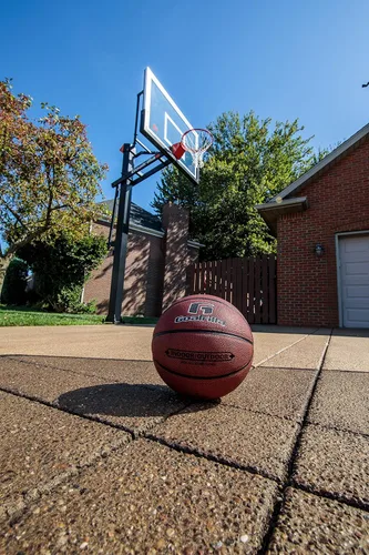 Miniatura 9 de Goalrilla Baloncesto para hombre de tamaño reglamentario para interior/exterior con cubierta compuesta y durabilidad increíble, talla 7