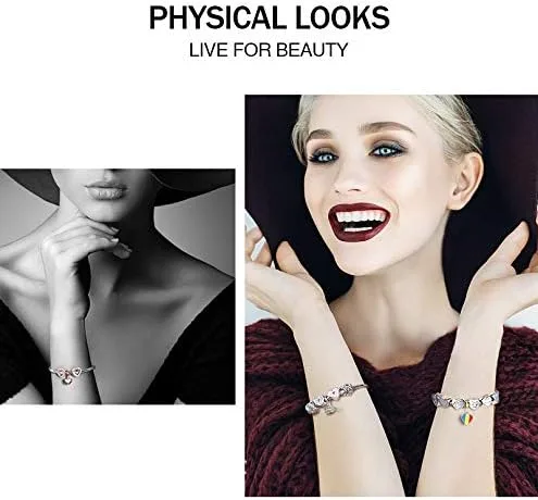 Miniatura 3 de EVESCITY - Cuentas de oro de plata auténtica 925 para pulseras de abalorios, el mejor regalo de joyería para mujeres