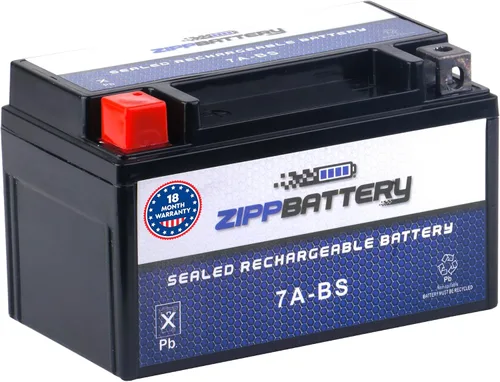 Miniatura 16 de ZIPPBATTERY YTX4B-BS 12V 40 CCA AGM – Batería de 2Ah libre de mantenimiento para scooter, mini ATV, bicicleta de bolsillo – Terminal de pestaña