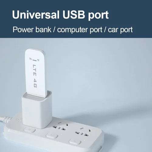 Miniatura 5 de Enrutador WiFi 4G portátil con ranura para tarjeta SIM, módem WiFi LTE USB WiFi de alta velocidad, punto de acceso portátil de viaje, mini enrutador