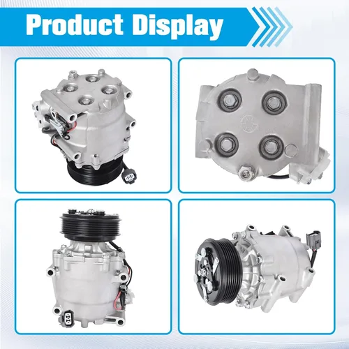 Miniatura 6 de LABLT Reemplazo del compresor del A/C para Civic 1.7L 2002 2003 2004 2005 Reemplazo para CO 4914AC