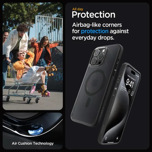 Miniatura 31 de Spigen Funda para iPhone 13 Mini, ultra híbrida MagFit [antiamarilleo] [compatible con Magsafe] - Transparente