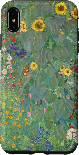 Miniatura 11 de iPhone 14 Plus Flower Garden Klimt Pintura Arte Floral Verde Cubierta Teléfono Funda