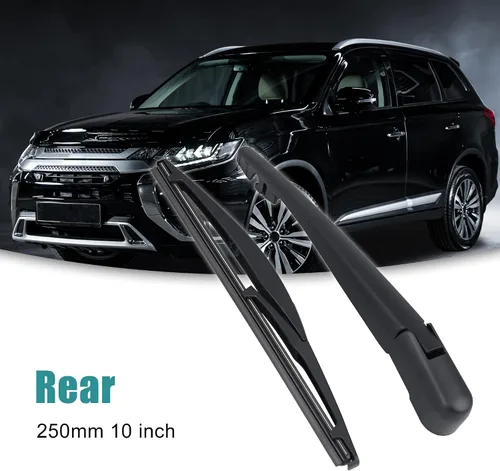 Miniatura 2 de ACROPIX Conjunto de brazo de limpiaparabrisas de ventana trasera de 9.843 in de 10 pulgadas para Mitsubishi Outlander 2010-2014 2016-2018, 2 piezas